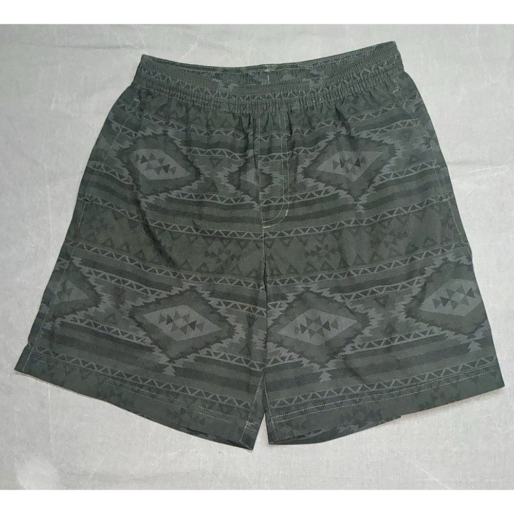 Chubbies Mens Swim Trunks Grey Tribal Geometric Print Size Small Pool Beach